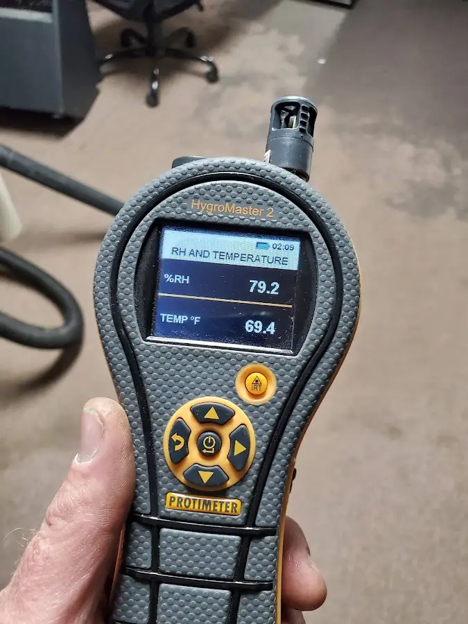 Moisture meter humidity assessment for Mold Remediation & Removal in Fussels Corner